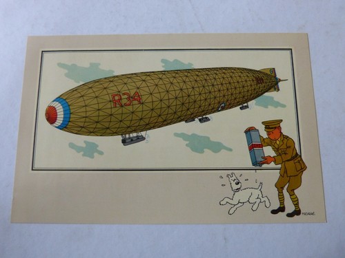 Chromos tintin aerostation - chromos,