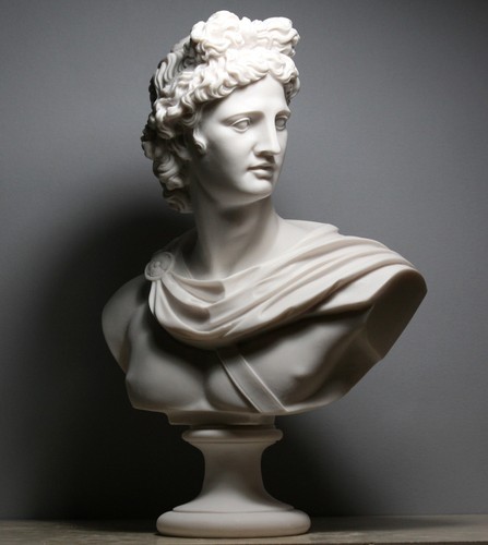 Statue marbre moulé - statue, en