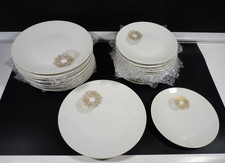 23 VTG ROSENTHAL Raymond Loewy SUNBURST WHITE PORCELAIN SALAD & BREAD PLATES
