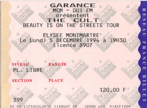 Ticket billet used stub - ticket,