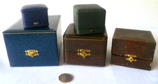 5 ANCIENS ÉCRINS À BIJOUX ET