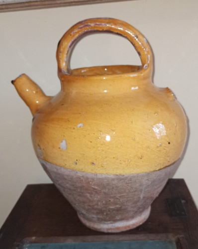 Antique yellow glazed - antique,