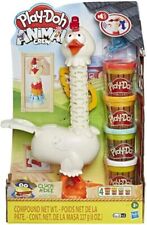 HASBRO - Play Doh - Animal Crew - Cluck Adee Plumes En Folie Avec 4 Pots 