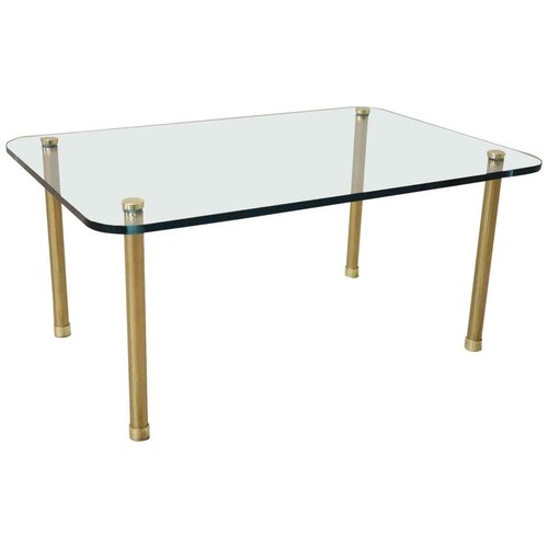 Table basse cristal et - en,