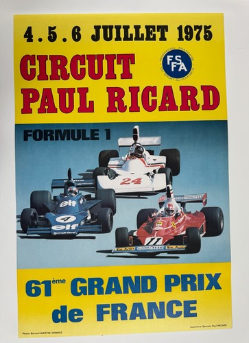 Affiche originale circuit paul - affiche,