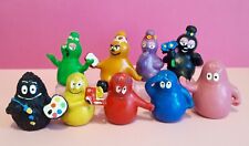 VINTAGE BARBAPAPA FIGURES ANTIQUE PVC FIGURES 9 CHARACTERS RARE 70'S RARE
