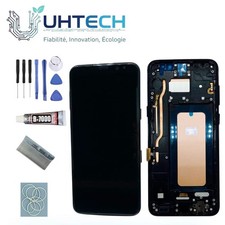 Écran Samsung Galaxy S8 Plus avec châssis Noir - Qualité premium / Version EU