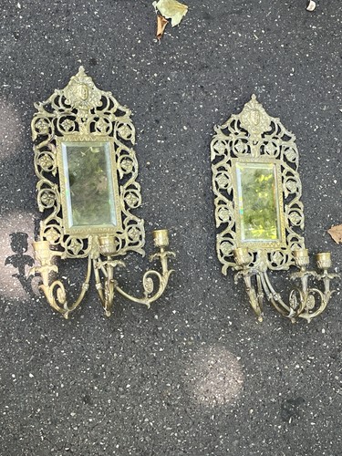 Miroirs anciens paire 19eme - miroirs,