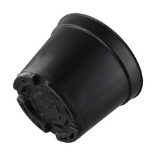 10PCS Plastique Noir Plante