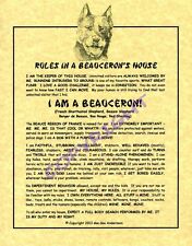 Rules In A Beauceron's House