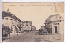 CPA  MERLIMONT PLAGE 62 -