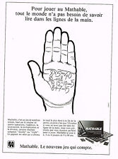 ADVERTISING 084 1990 JUMBO Toy Games MATHABLE