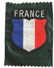 Ecusson de bras France LVF Bevo  REPRODUCTION ancienne 