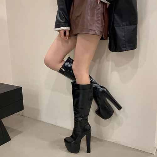 Bottes hautes talon - bottes,