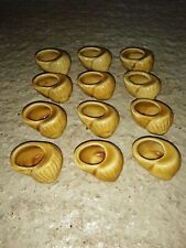 CONF- Lot de 12 petits pots à escargots en céramique  vintage
