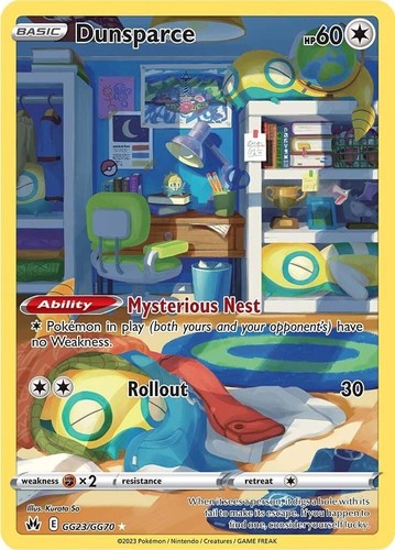 Pokemon tcg dunsparce crz - dunsparce, (crz
