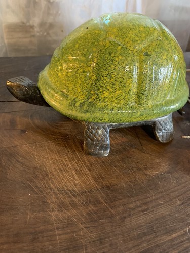 Lampe tortue vintage verre - tortue,