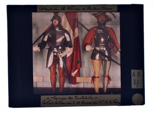 Autochrome soldats adrien - autochrome, ch.adrien