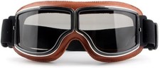 Lunettes Moto Cuir PU