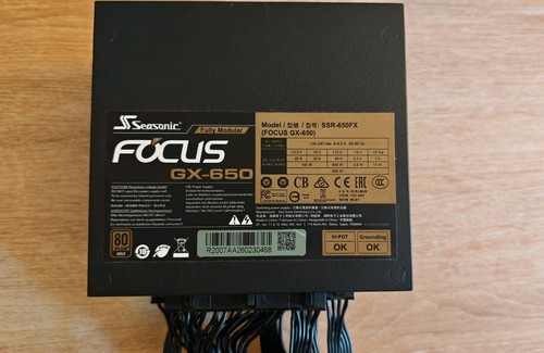 Seasonic focus 650 650w - focus, gx-650