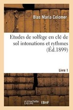 Etudes de solfege en cle de