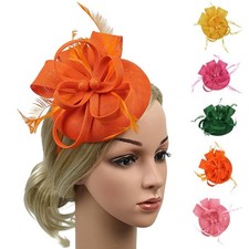 Fascinator Wide Strips Fleur