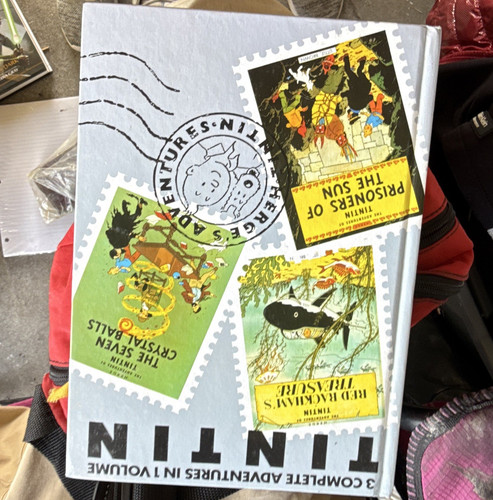 Tintin hardcover graphic novel - hardcover,