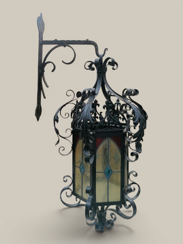 Lanterne noire fer - lanterne,