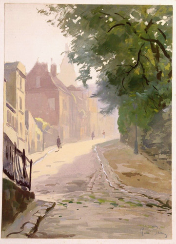 Gouache originale rené - gouache,