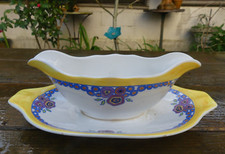 Boch la Louvière Art Deco sauce pan CATEAU very good condition like new 26cm 8cm h