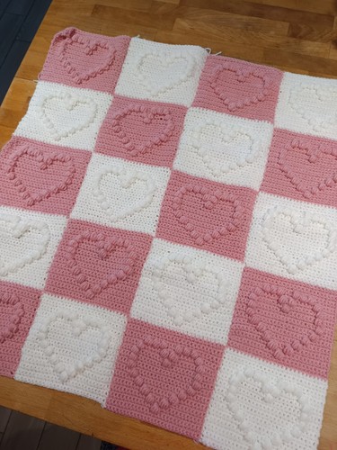 Couverture bébé fait mains - fait,