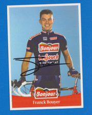 CYCLING cycling card FRANCK BOUYER team HELLO 2001 signed