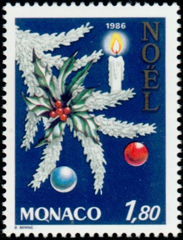 Monaco 1554 noel - monaco, n°