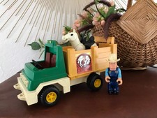 17 ⚜ Old Fisher Price Rodeo Rig Cowboy Truck Vehicle Ref: 330 Vintage 1979