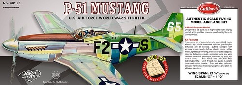Mustang guillow - p-51,