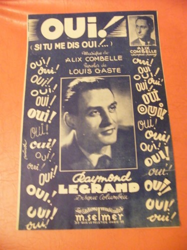 Partition oui tu me dis - oui!,