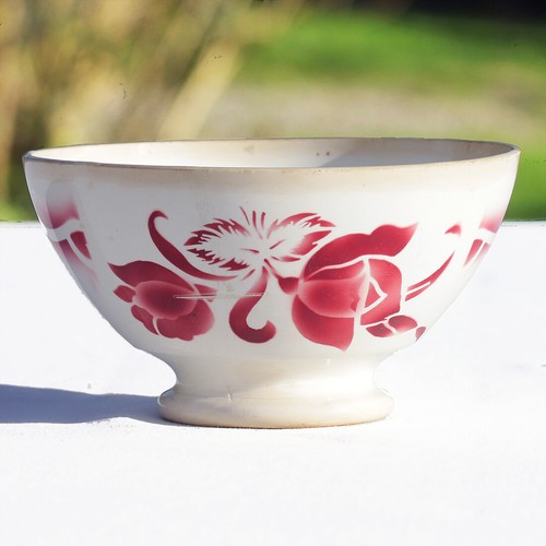 Ancien grand bol soupe - soupe, en