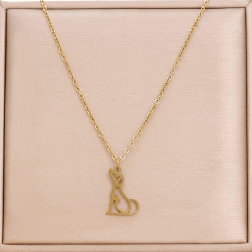 Collier pendentif plaqué - , or
