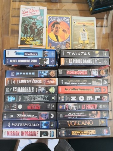 Lot cassettes vhs video - 24,