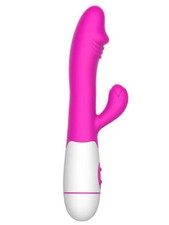 Vibromasseur rabbit rose avec