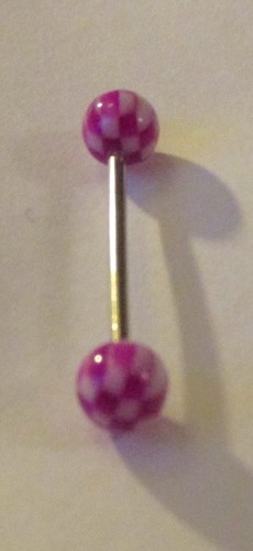 Piercing langue barbell 19 - barbell,