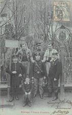 Old postcard 54 VILLERUPT / POSTEAU FRONTIERE