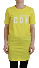 T-Shirt DSQUARED2 Jaune Coton