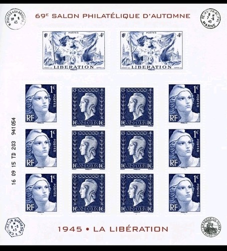 France 2015 feuillet - 2015,