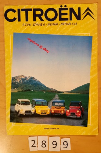 Citroen 2cv dyane 6 - citroen,