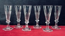 BACCARAT SAINT LOUIS 6 FLUTES