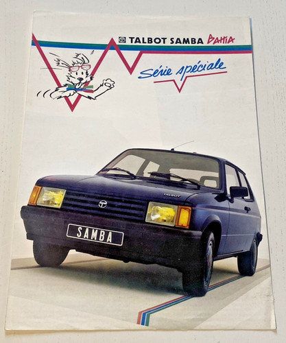 Brochure vente talbot samba - de,