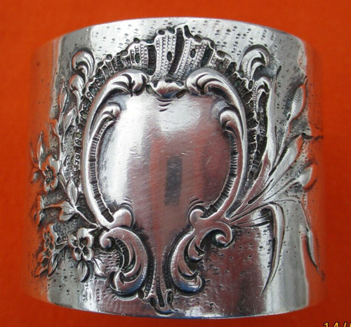 Rond serviette argent - rond,
