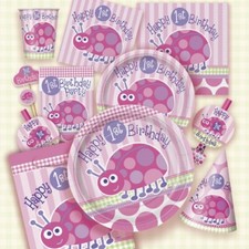 1. Anniversaire Fille "Coccinelle" Décoration Anniversaire Enfant Ensemble Deko