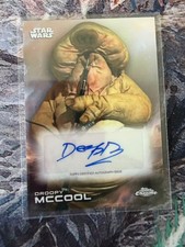 ?2025 TOPPS CHROME STAR WARS REFRACTOR AUTO DROOPY MCCOOL
